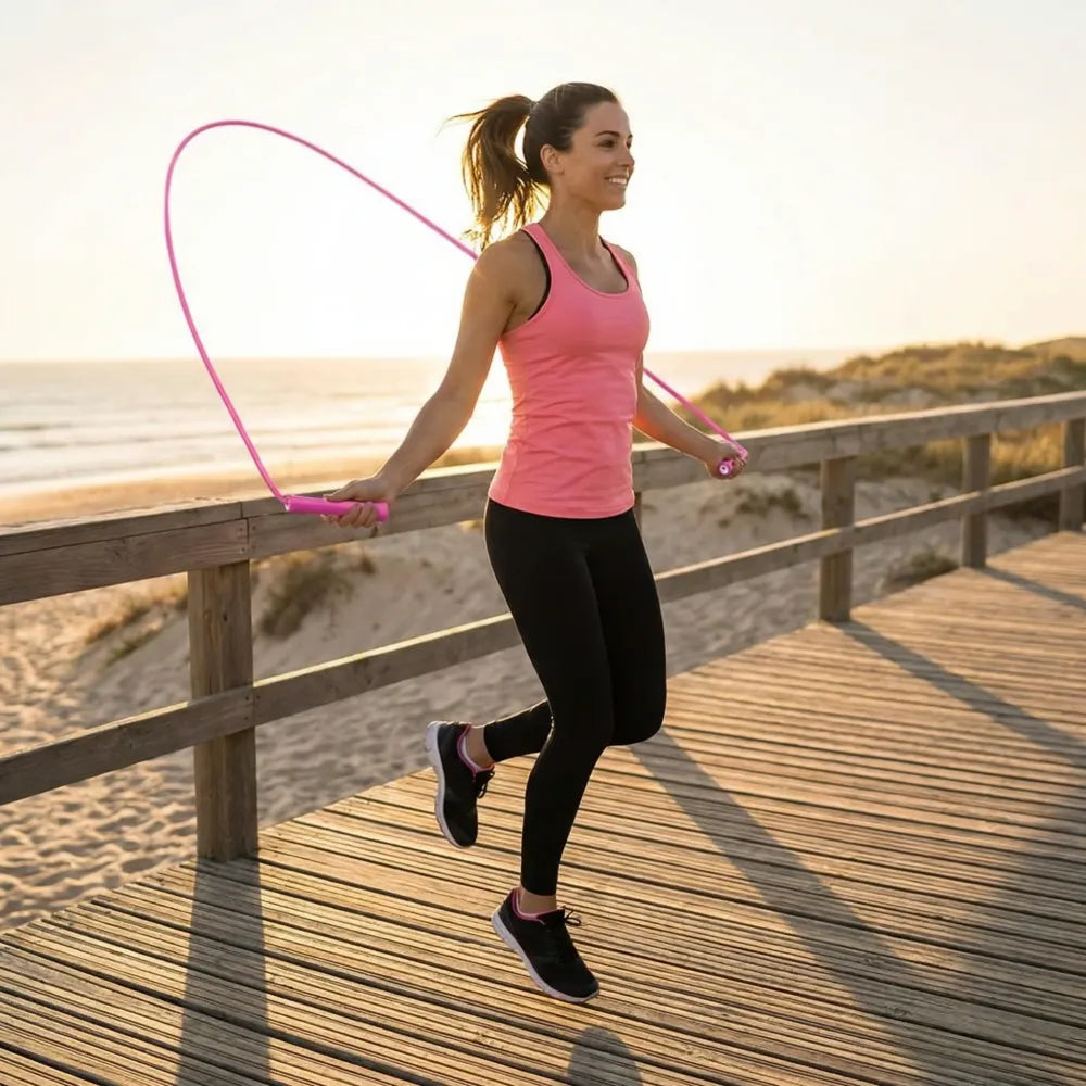 Adjustable speed jump rope - sports
