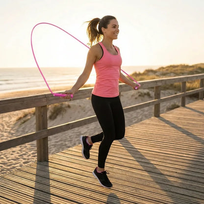 Adjustable speed jump rope - sports