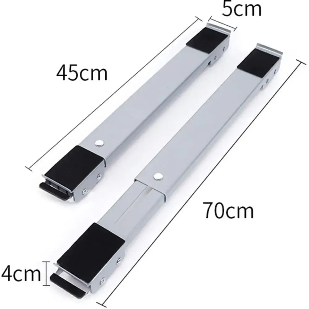 Adjustable trolley fixed mount rack (2 pcs)