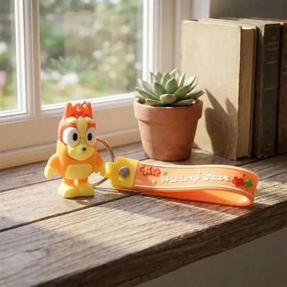 Adorable cartoon character keychain - travel