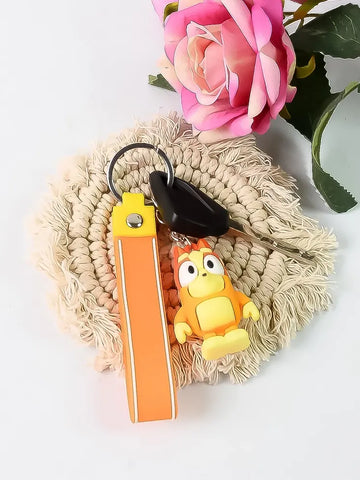Adorable Cartoon Character Keychain