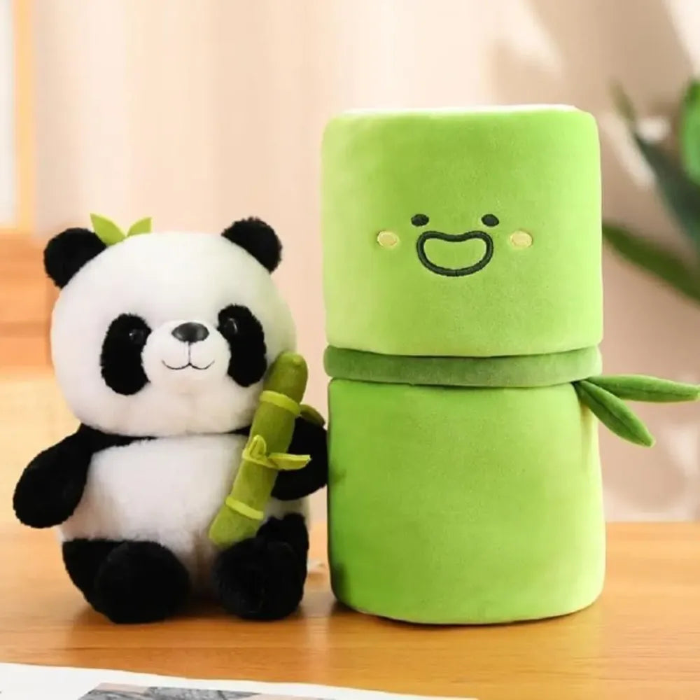 Adorable panda plush toy