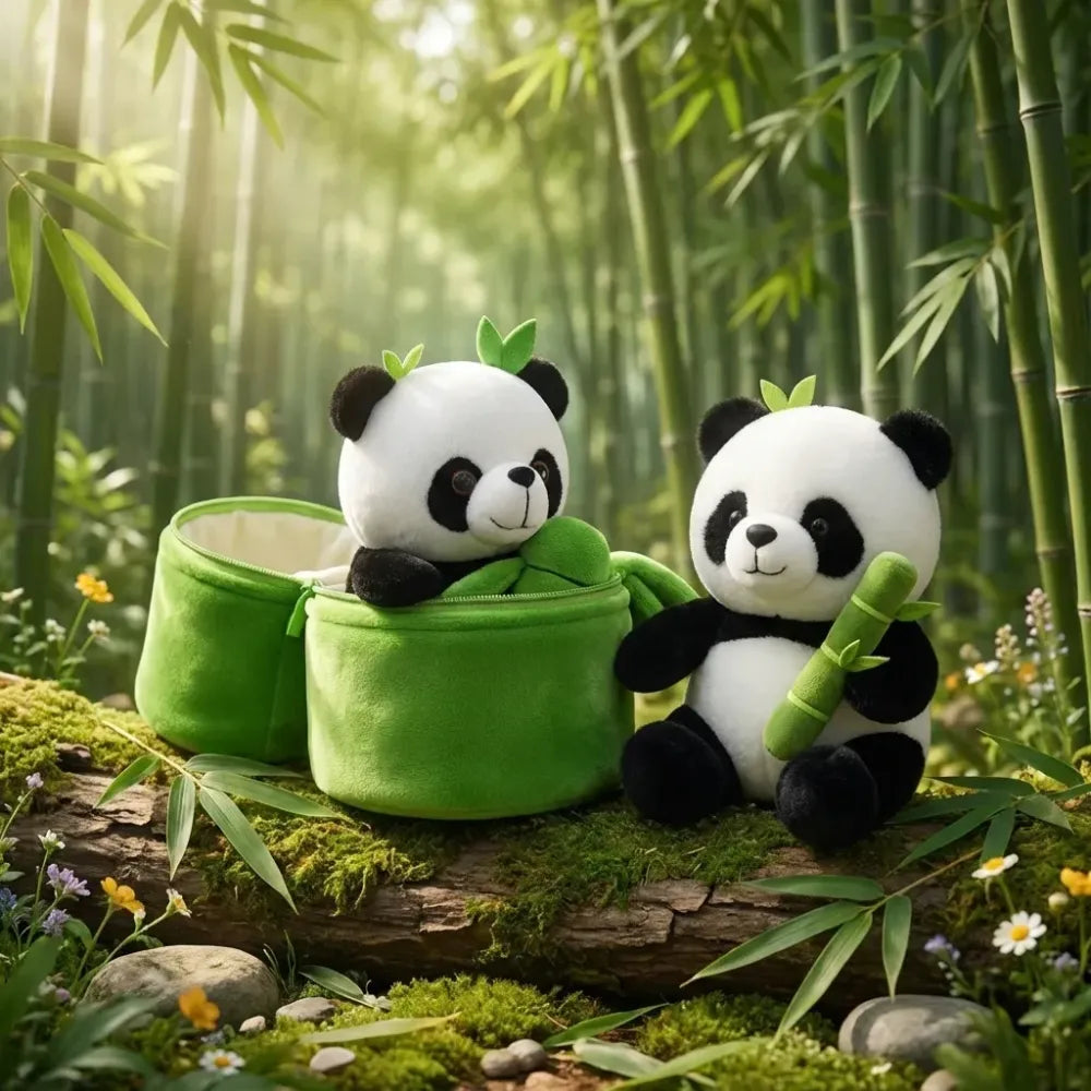 Adorable panda plush toy - potential heroes