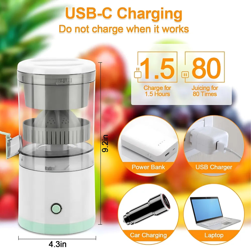 Advance wireless rechargeable electric fruit juicer