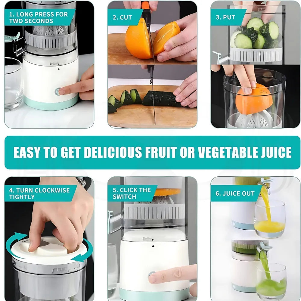 Advance wireless rechargeable electric fruit juicer