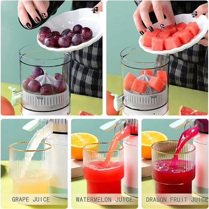Advance wireless rechargeable electric fruit juicer