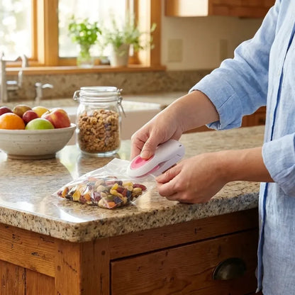 Advanced mini food packet sealer