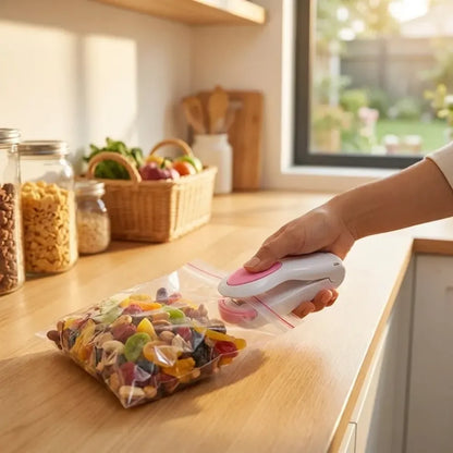 Advanced mini food packet sealer