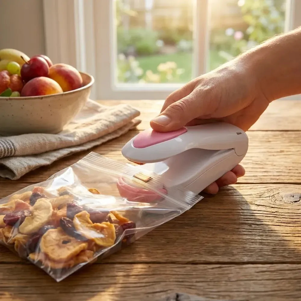 Advanced mini food packet sealer