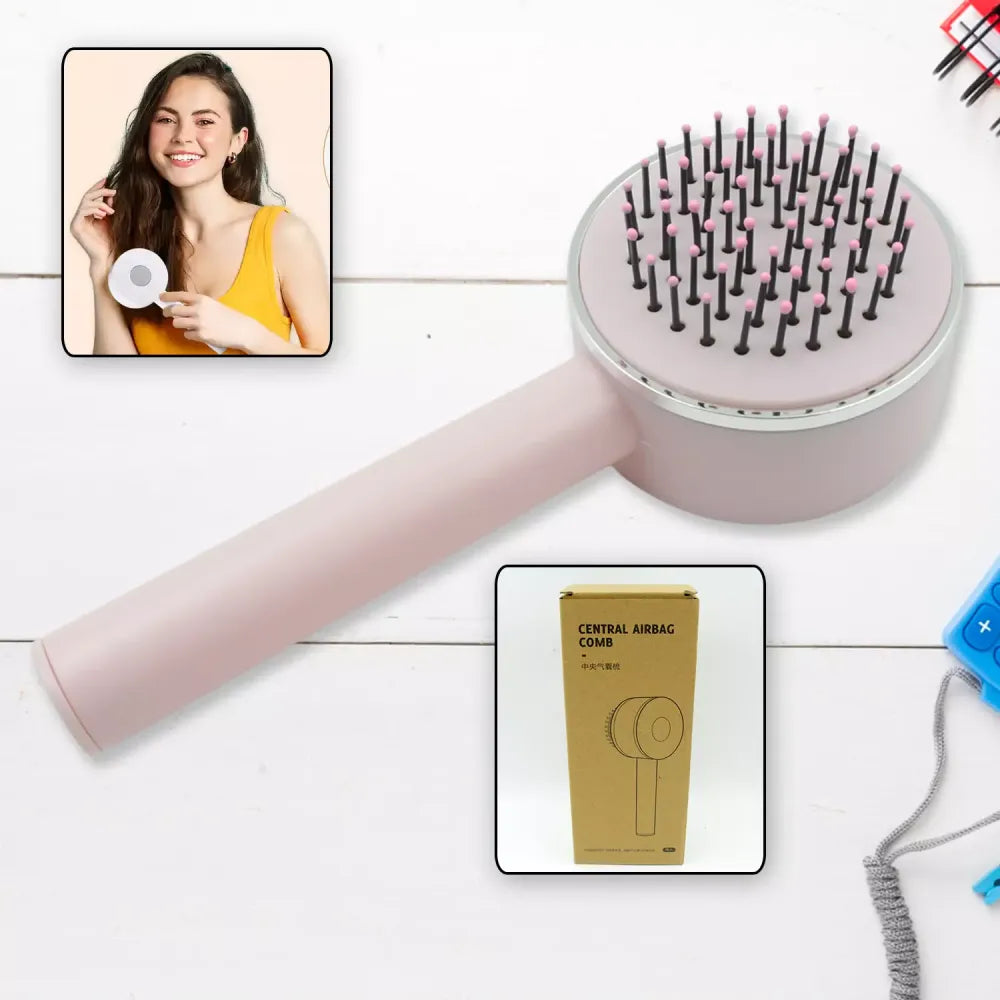 Air cushion detangling massage brush