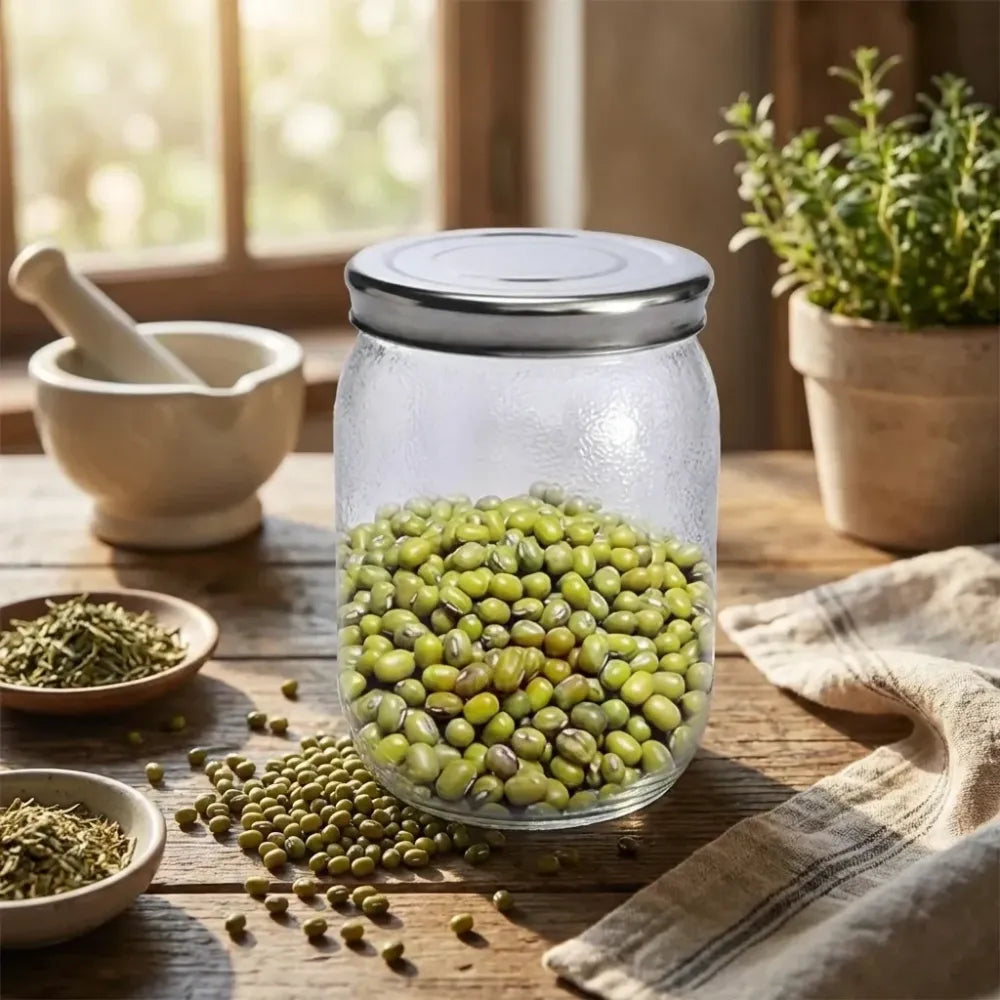 Airtight mason jars - kitchen tool