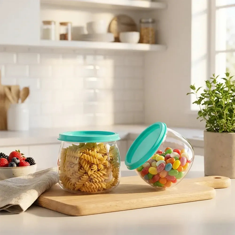 Airtight storage containers set approx 900ml (2 pc) - home & kitchen