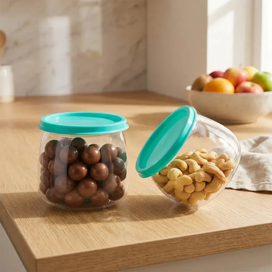 Airtight storage containers set approx 900ml (2 pc) - home & kitchen