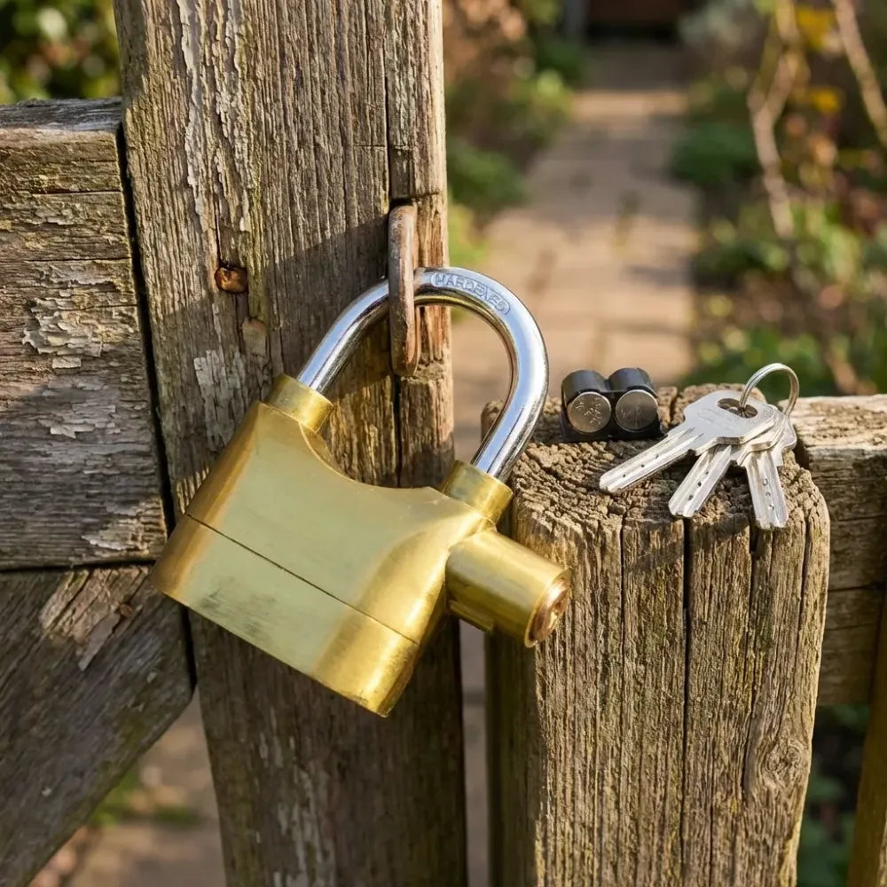 Alarm security padlock set - home improvement