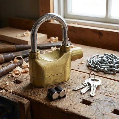 Alarm security padlock set - home improvement