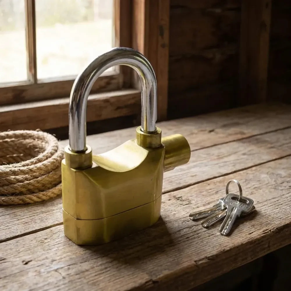 Alarm security padlock set - home improvement