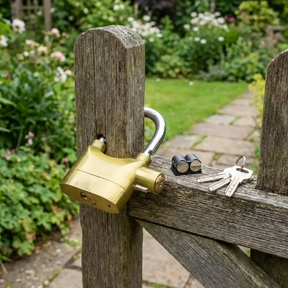 Alarm security padlock set - home improvement