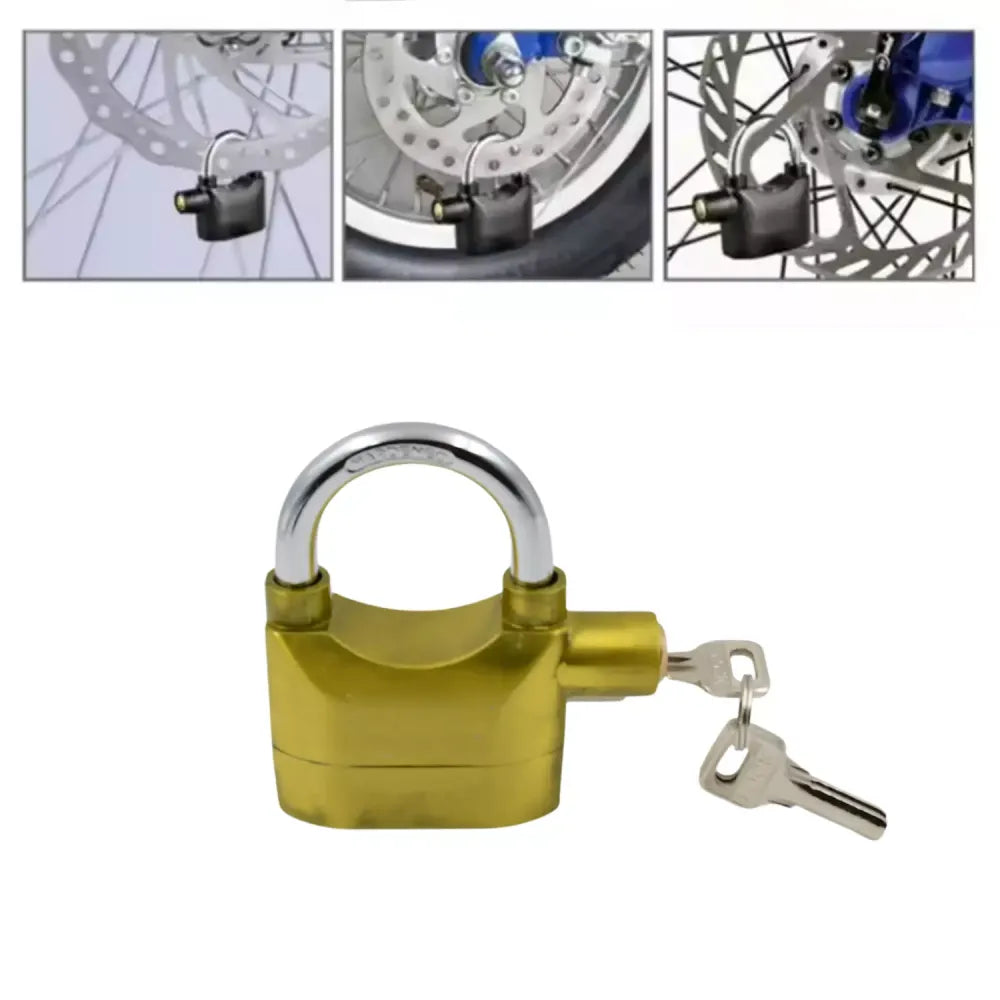 Alarm security padlock set