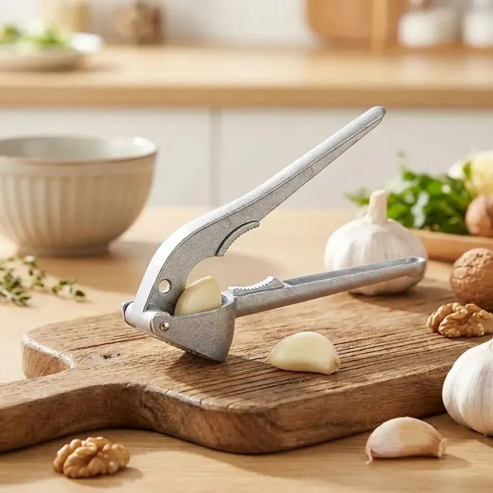 All-aluminum easy garlic press - home improvement