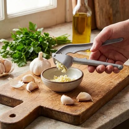 All-aluminum easy garlic press - home improvement