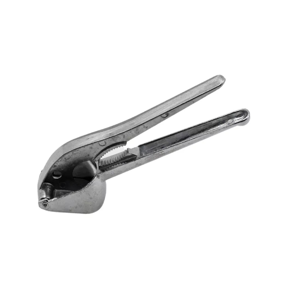 All-aluminum easy garlic press