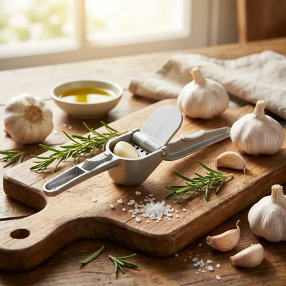 All-aluminum easy garlic press - home improvement