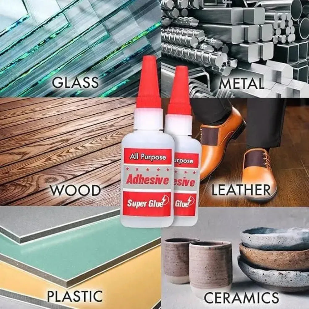 All purpose super glue (60ml x 2)