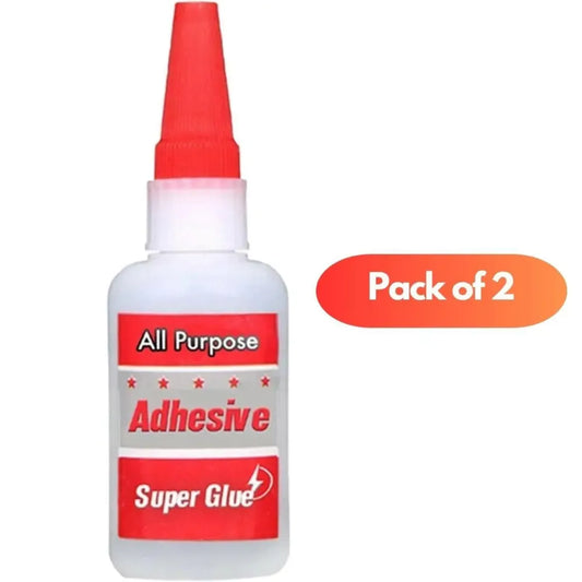 All purpose super glue (60ml x 2)