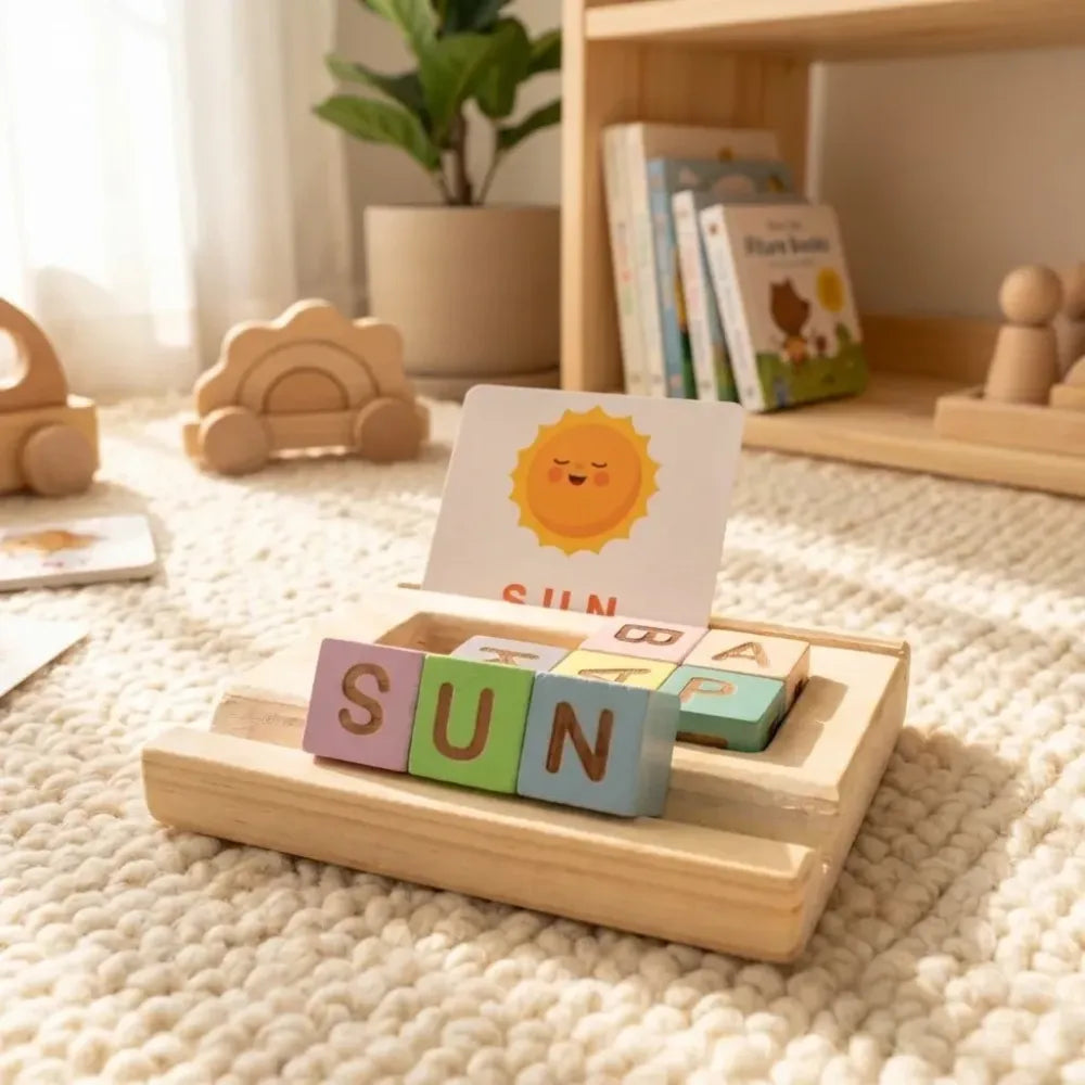Alphabet spelling puzzle set - toys