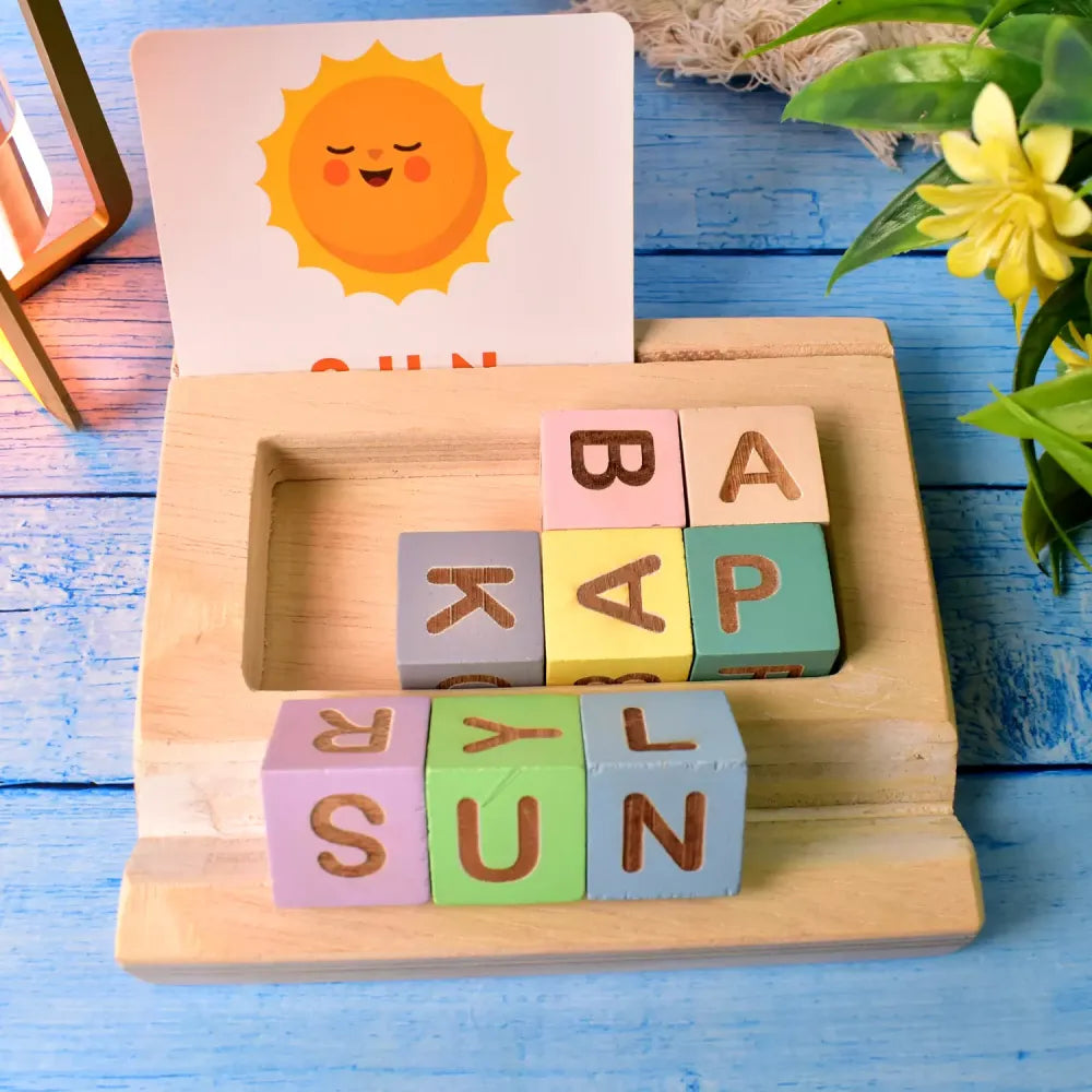 Alphabet spelling puzzle set - toys