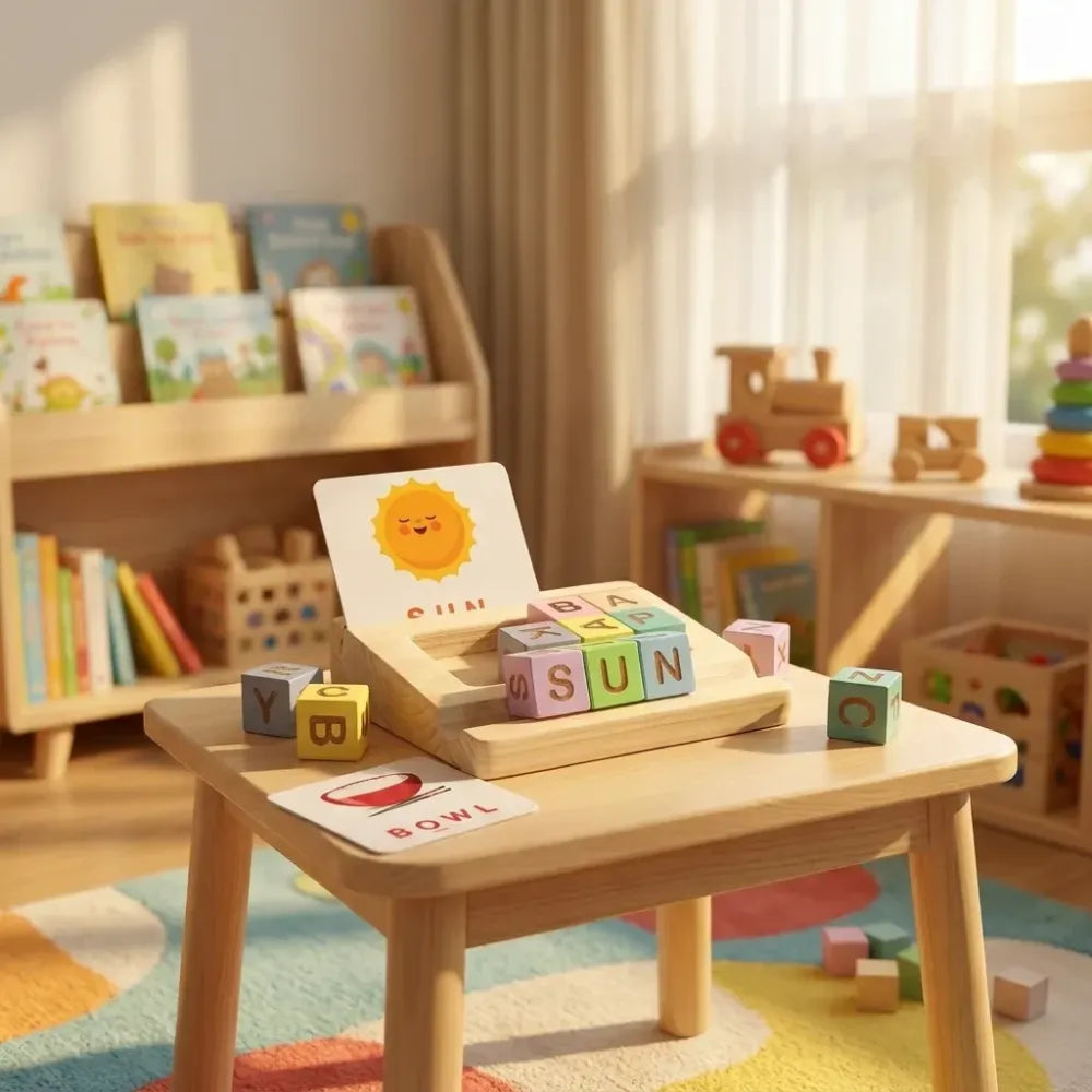 Alphabet spelling puzzle set - toys