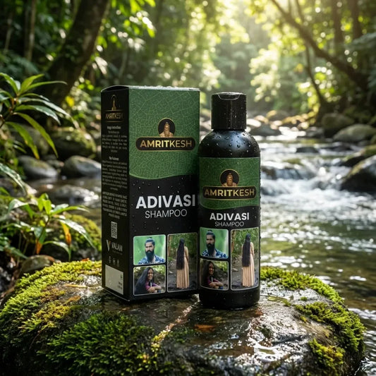 Amritkesh adivasi shampoo – 100ml (pack of 2)