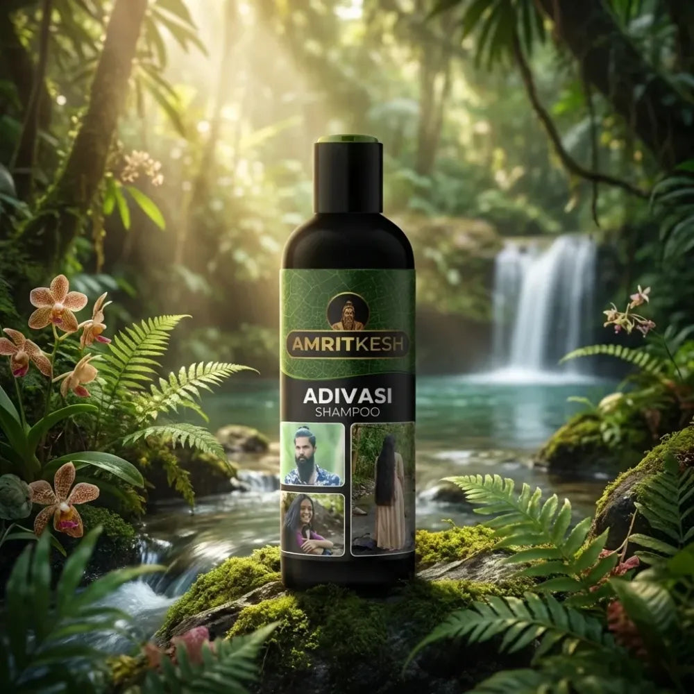 Amritkesh adivasi shampoo – 100ml (pack of 2)