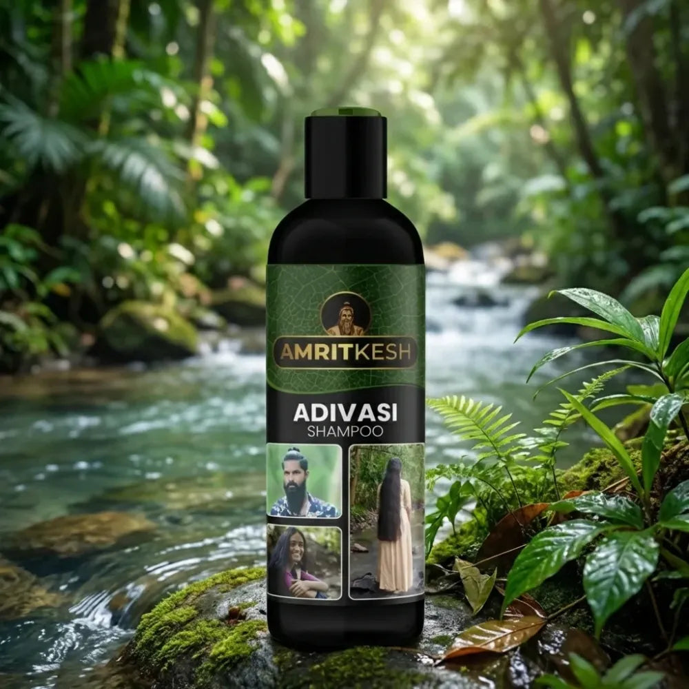 Amritkesh adivasi shampoo – 100ml (pack of 2)