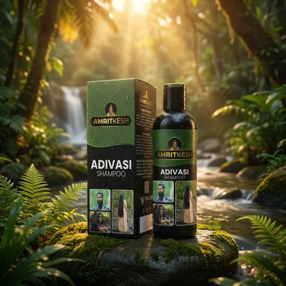 Amritkesh adivasi shampoo – 100ml (pack of 2)