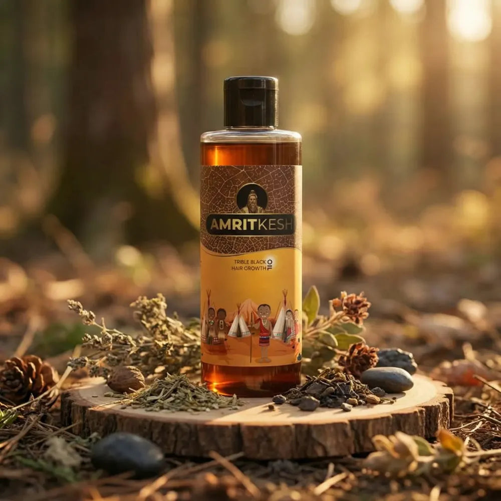 Amritkesh tribal black hair oil - care