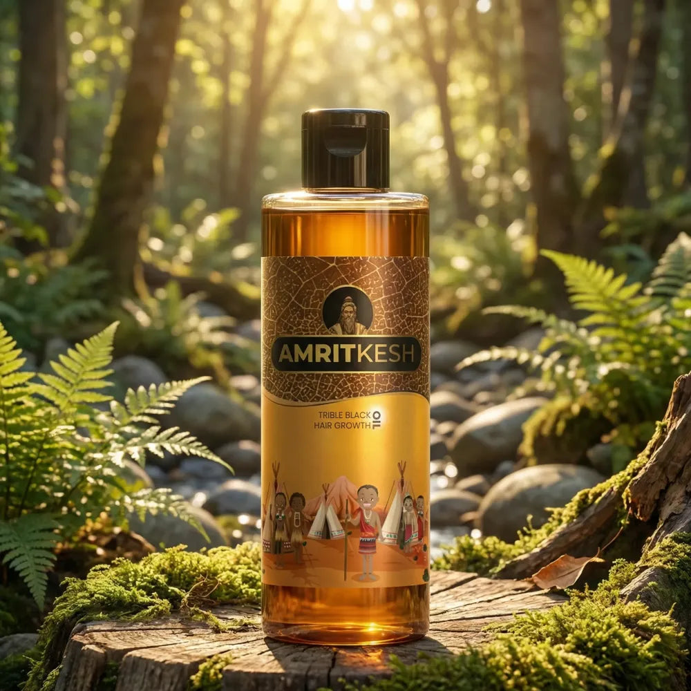 Amritkesh tribal black hair oil - care