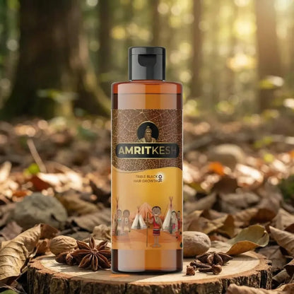 Amritkesh tribal black hair oil - care