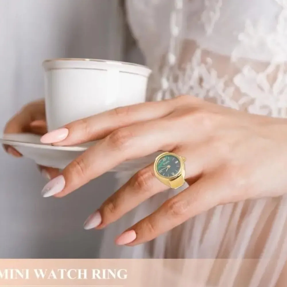 Analog ring watch – unisex