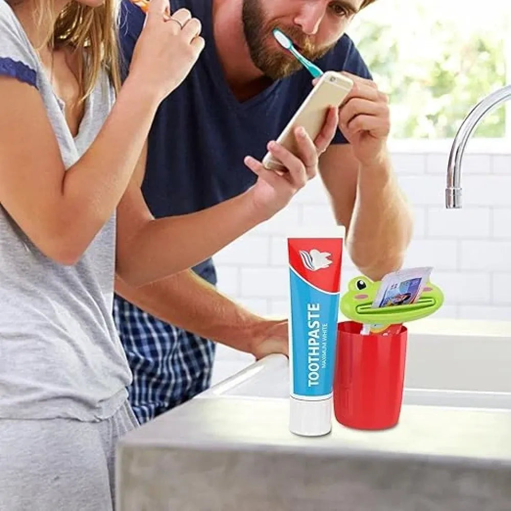 Animal toothpaste tube squeezer