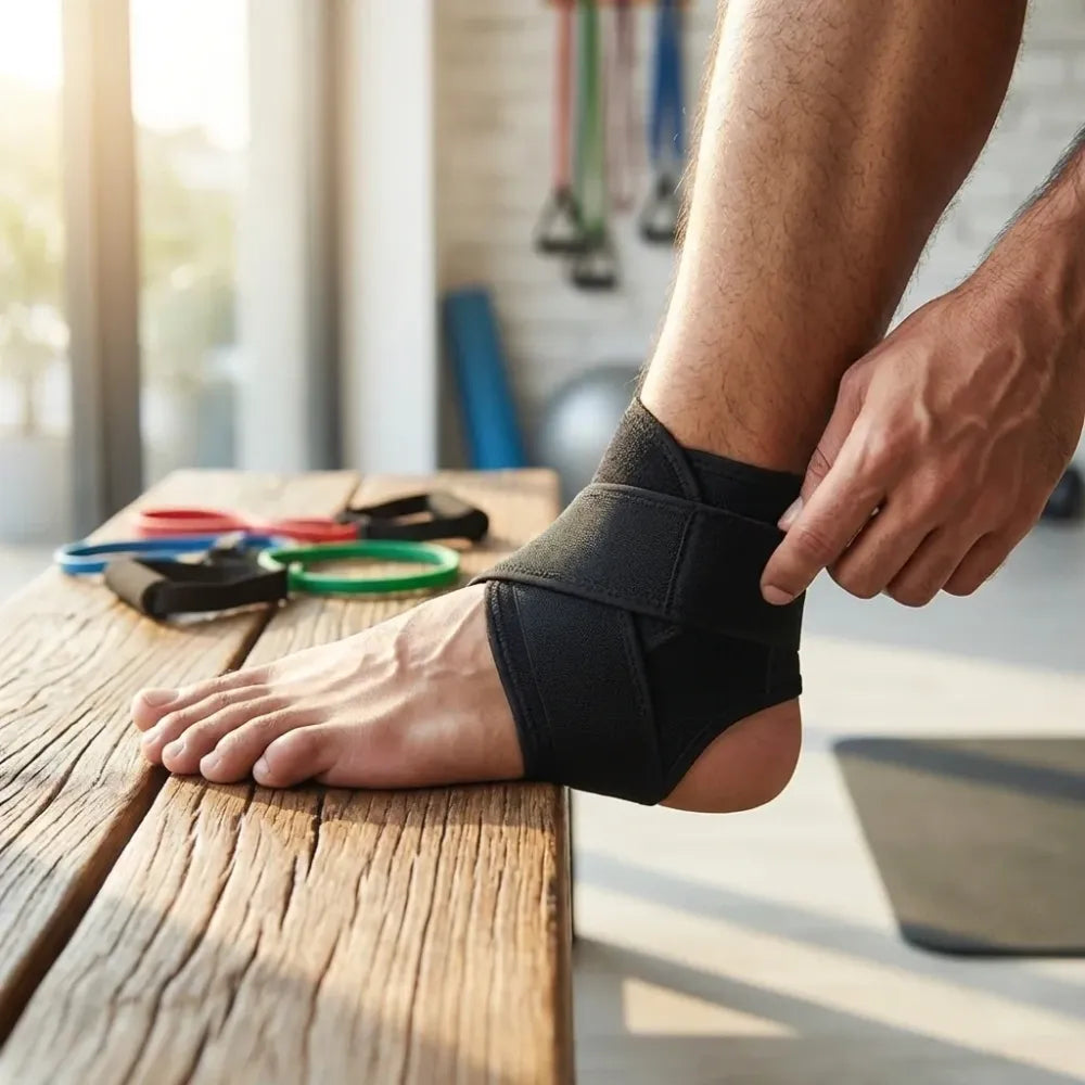 Ankle sprain recovery sleeve