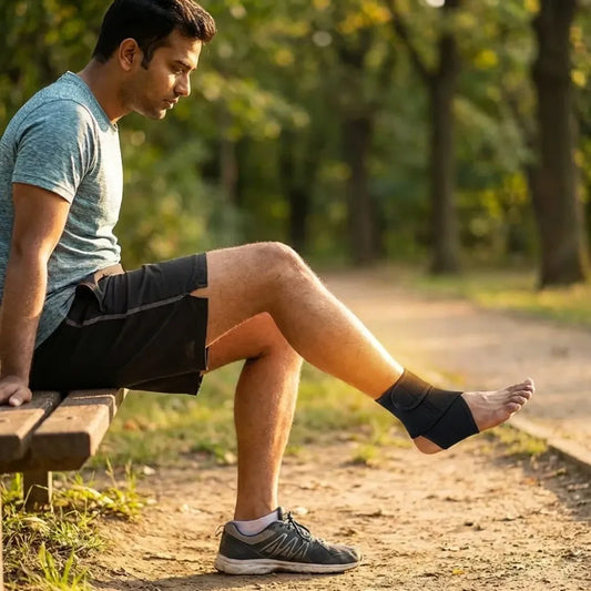 Ankle sprain recovery sleeve