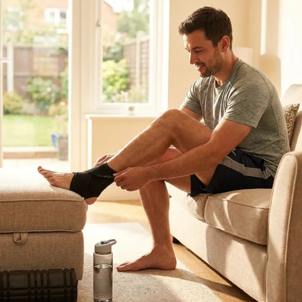 Ankle sprain recovery sleeve