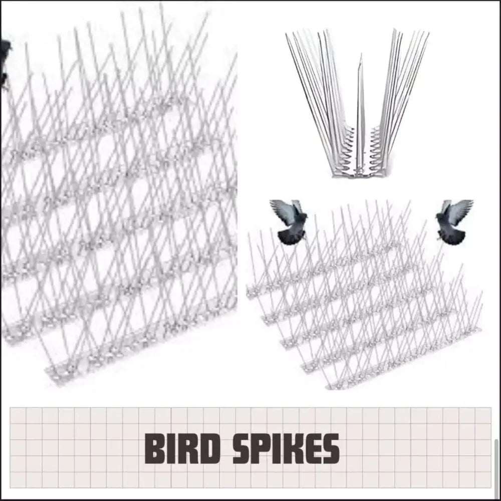 Anti-bird spikes set - home essentials