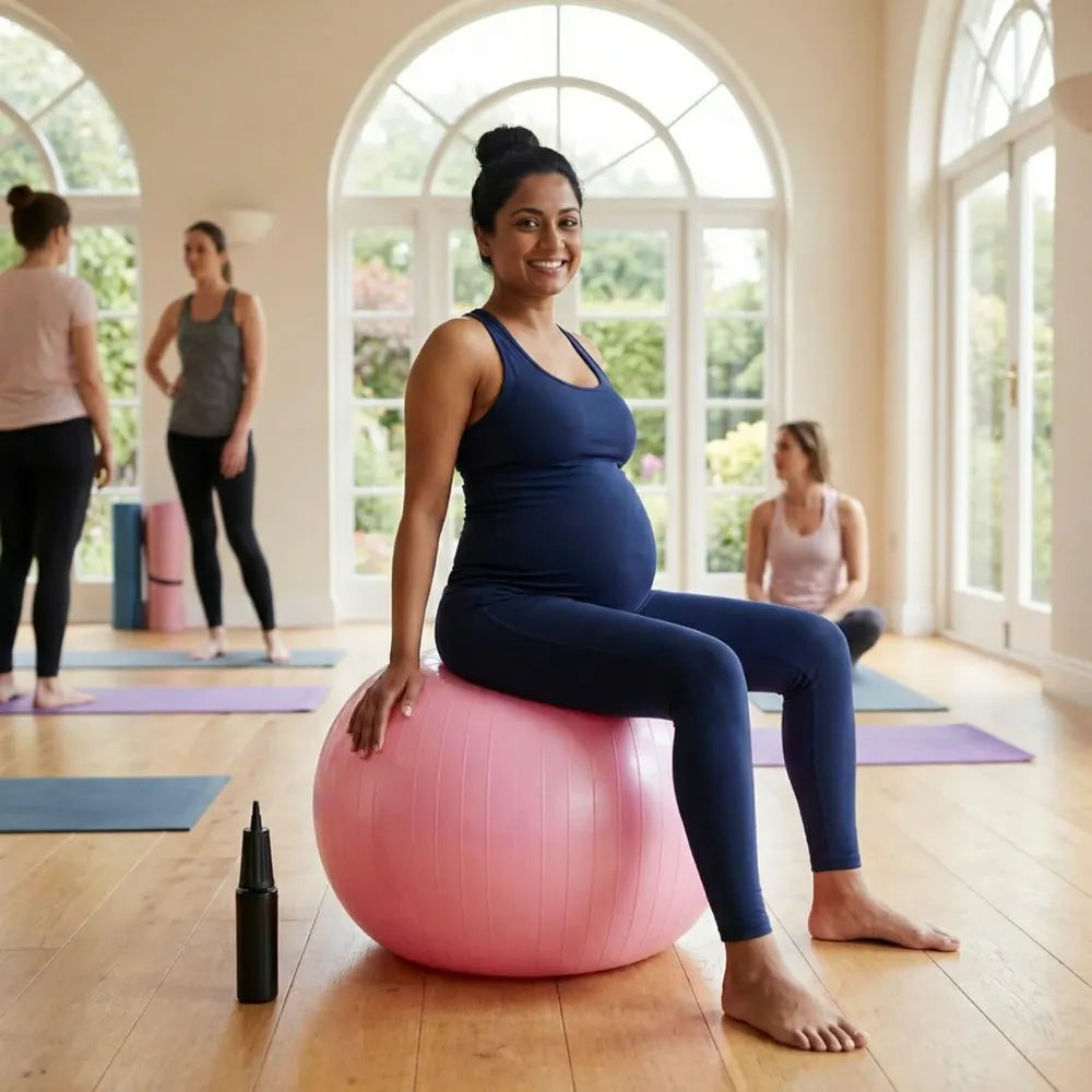 Anti-burst non-slip exercise ball - health care