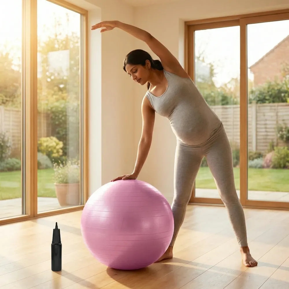 Anti-burst non-slip exercise ball - health care