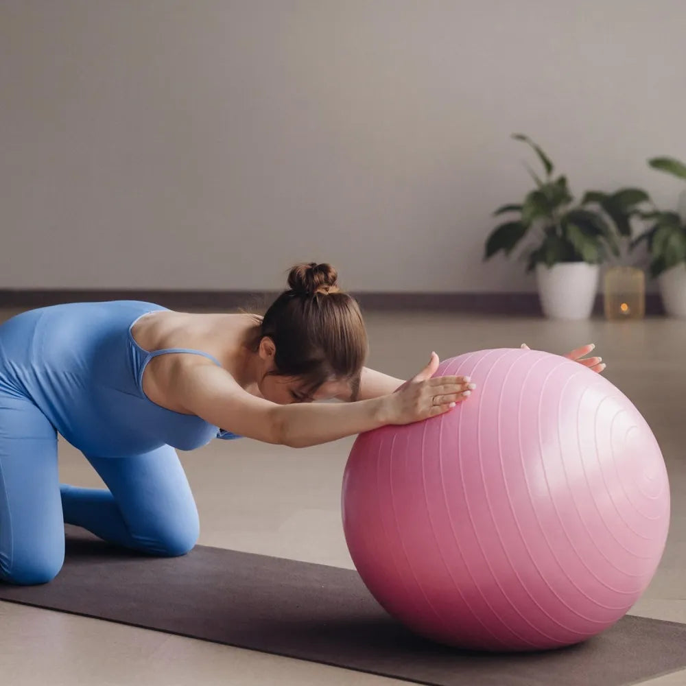Anti-burst non-slip exercise ball - health care