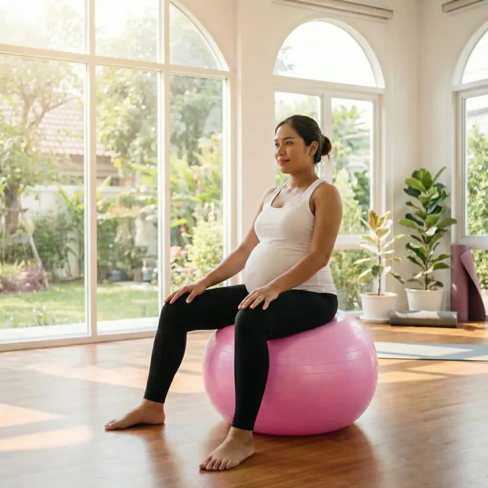 Anti-burst non-slip exercise ball - health care