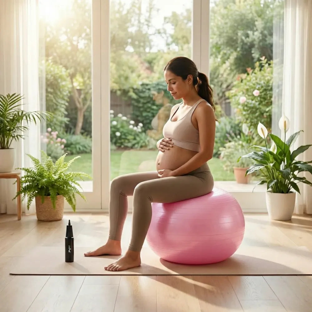 Anti-burst non-slip exercise ball - health care