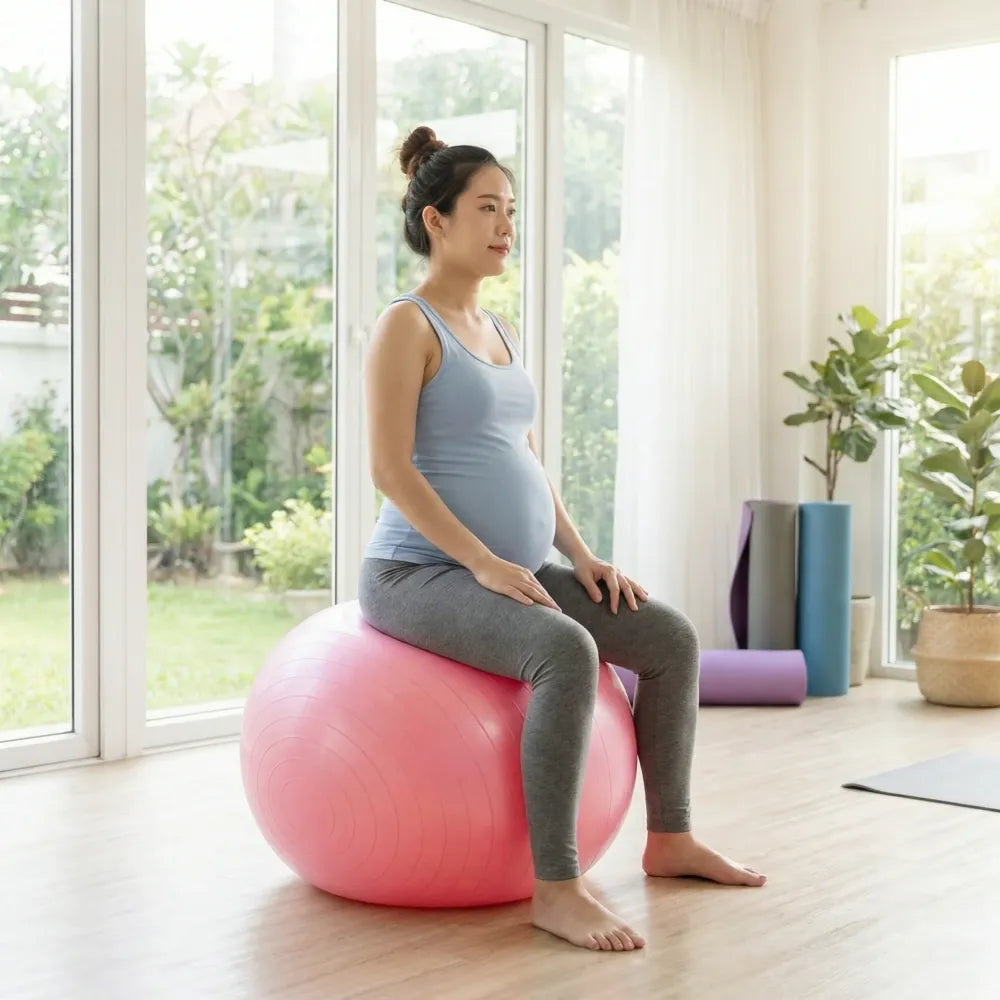 Anti-burst non-slip exercise ball - health care